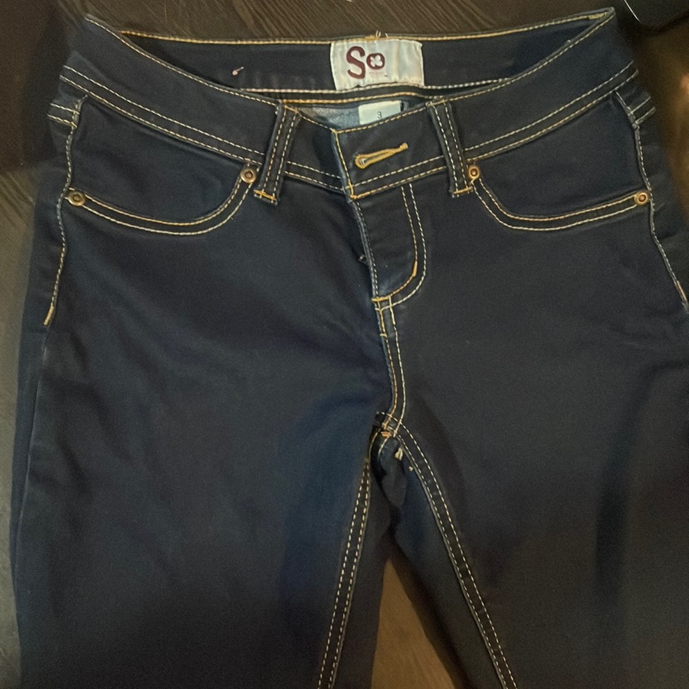SO brand skinny jeans. Soft fabric, slightly stretchy.